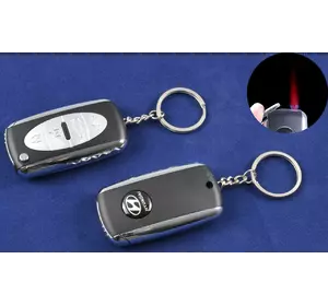 Запальничка-брелок ключ від авто Hyundai (Турбо полум'я) №4125-1
