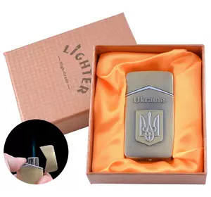 Запальничка в подарунковій упаковці Герб України (Гостре полум'я) UA-10