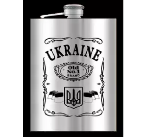 Фляга з нержавіючої сталі (256мл/9oz.) UKRAINE ???????? WKL-034