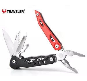 Багатофункціональний ніж (Мультитул) Traveler (60шт/ящ) MQ-034 red