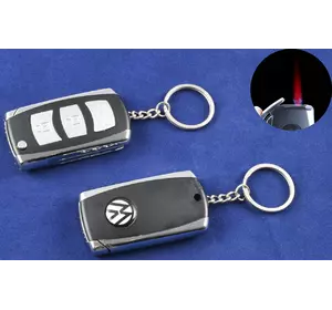 Запальничка-брелок ключ від авто Volkswagen (Турбо полум'я) №4123-2
