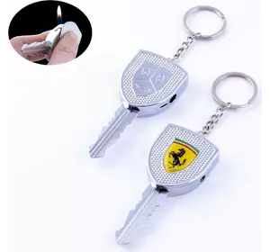 Запальничка кишенькова ключ Ferrari (звичайне полум'я) №4201