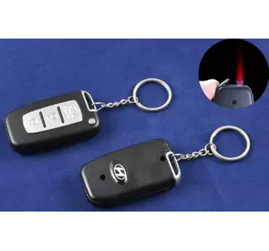 Запальничка-брелок ключ від авто Hyundai (Турбо полум'я) №4124-1