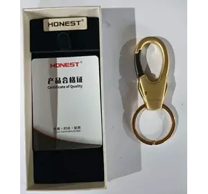 Брелок-карабін Honest (подарункова коробка) HL-275 Gold