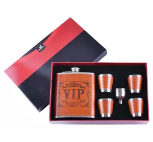 Подарунковий набір з флягою для чоловіків VIP DJH-2073-1