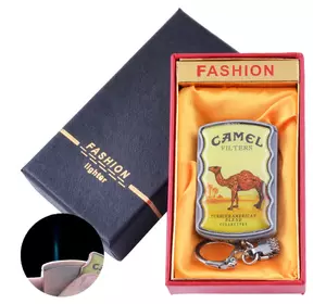 Запальничка-брелок в подарунковій коробці CAMEL (Гостре полум'я) №XT-92-1