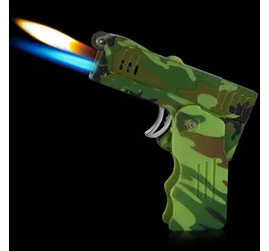 Запальничка Пістолет ???? (2 режими полум'я гостре + звичайне) Transformers Lighter Gun HL-500 Green