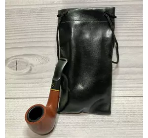 Трубка для куріння «Мер Джон» у шкіряному мішечку D88