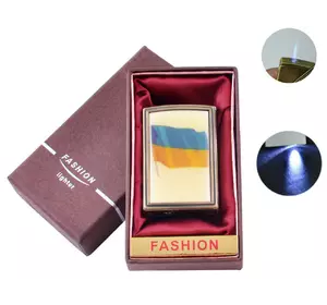 Запальничка в подарунковій коробці Україна (Гостре полум'я, Ліхтарик) UA-43
