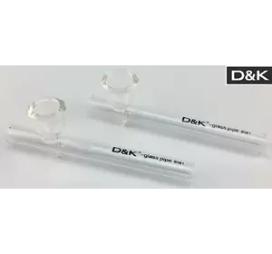 Скляний вапорайзер D&K glass pipe Трубка (9см) DK-8581