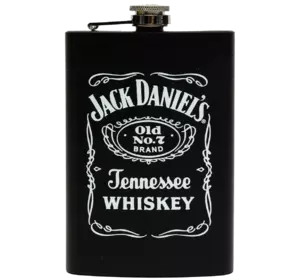 Фляжка 'Jack Daniels' з харчової нержавіючої сталі (236 мл) D111