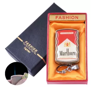 Запальничка-брелок в подарунковій коробці Marlboro (Гостре полум'я) XT-92-3