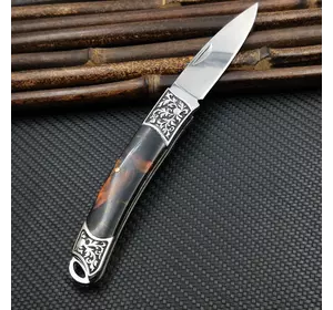 Тактичний складаний ніж із нержавіючої сталі з полімерною ручкою, кишеньковий B-03