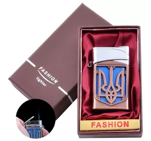 Запальничка в подарунковій коробці Україна (Гостре полум'я) UA-24 Bronze