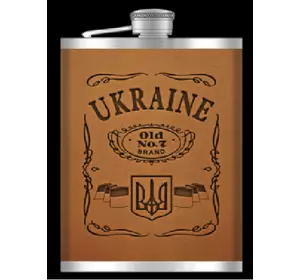 Фляга з нержавіючої сталі (256мл/9oz.) UKRAINE ???????? WKL-021