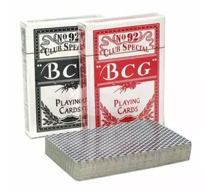Карти гральні пластикові для покеру 'BCG' Колода 54 карти №395-10