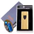 Електроімпульсна запальничка в подарунковій коробці LIGHTER (USB) HL-130 Gold