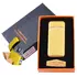 Електроімпульсна запальничка в подарунковій коробці Lighter HL-109 Gold