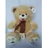 М'яка іграшка Ведмідь із шарфом (бежевий) 40см №22837