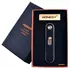 USB запальничка в подарунковій упаковці "Honest" (спіраль розжарювання) №4825 Black