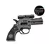 Газова запальничка пістолет Python 357 (Турбо полум'я, Ліхтарик) №XT-3930 Black