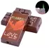 Запальничка кишенькова Шоколад Love (звичайне полум'я) №2376-3