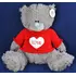 М'яка іграшка Ведмедик Тедді в кофті LOVE ❤️ (37 см, ГП) №1565-37
